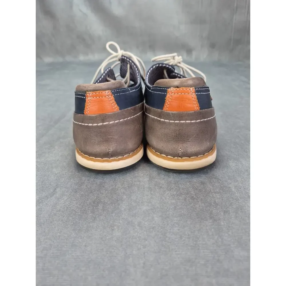 Pikolinos Olvera Lace Up Oxford Leather Shoes Blue Gray Men's 45 US 11-11.5